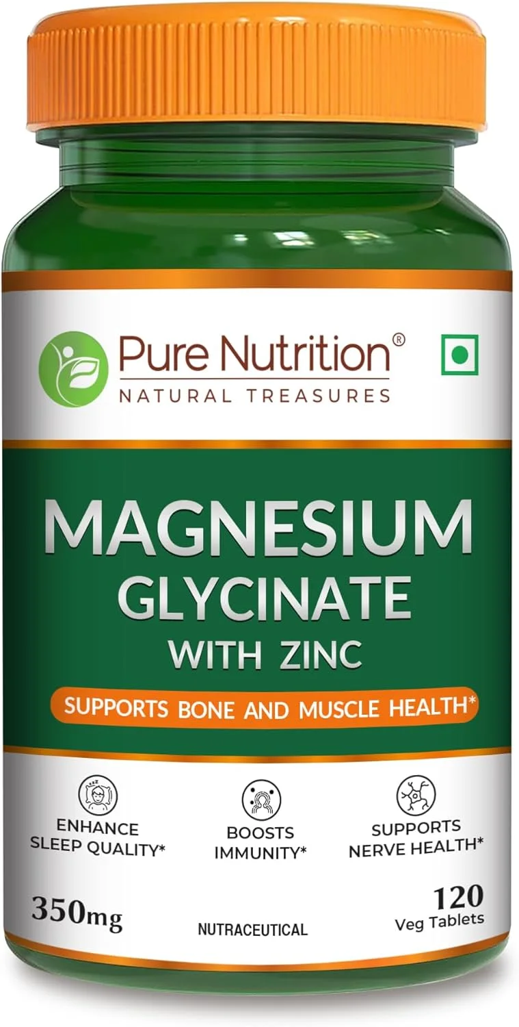 مکمل منیزیم گلیسینات خالص با روی - 120 قرص گیاهی مکمل منیزیم گلیسینات خالص با روی - 120 قرص گیاهی