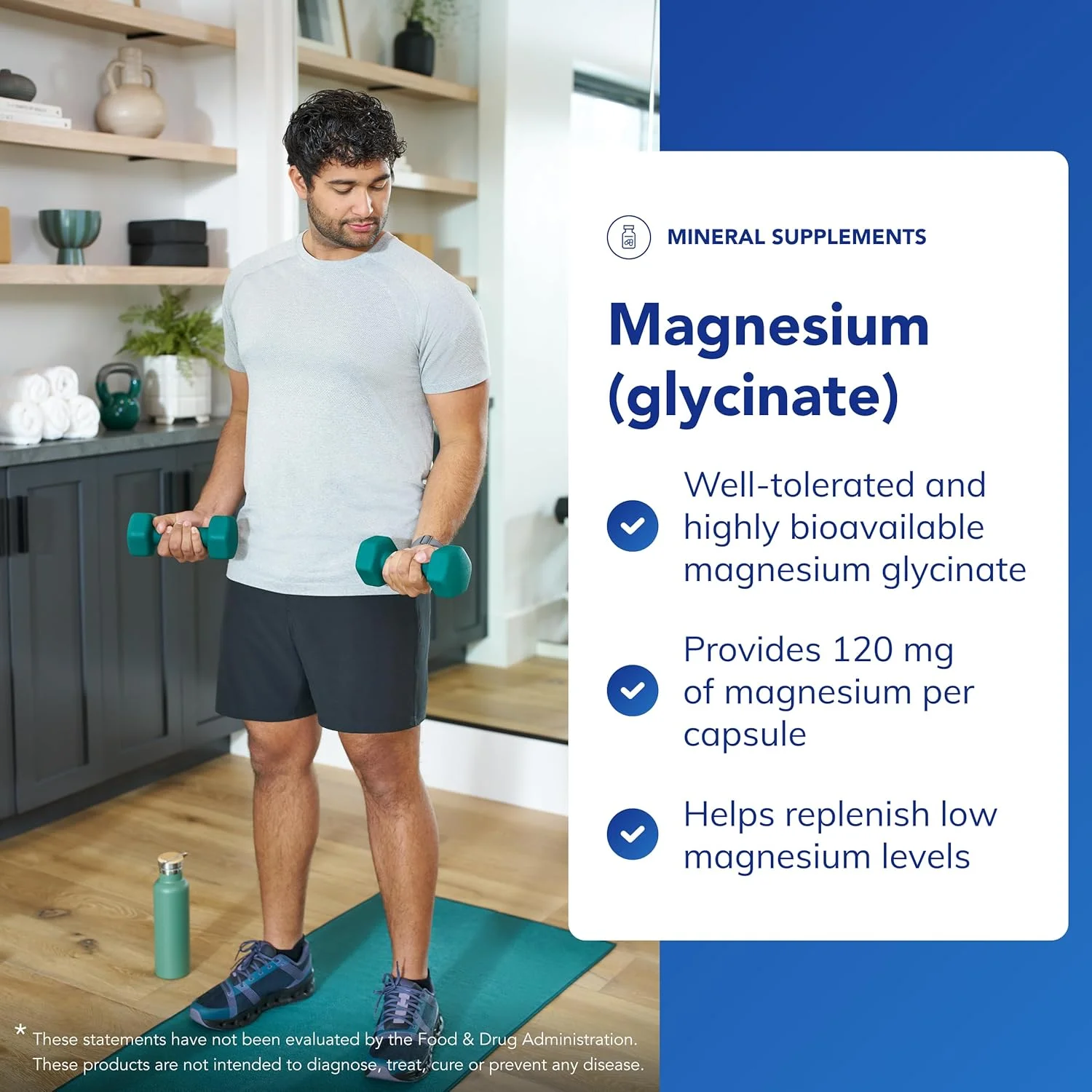 منیزیم گلیسینات Pure Encapsulations 120 میلی گرم - مکمل منیزیم با قابلیت جذب بالا برای رفع خستگی - 90 کپسول منیزیم گلیسینات Pure Encapsulations 120 میلی گرم - مکمل منیزیم با قابلیت جذب بالا برای رفع خستگی - 90 کپسول