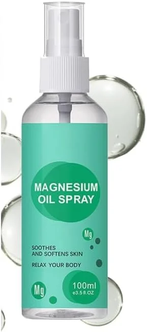اسپری روغن منیزیم ممتاز، فرمول با قدرت بیشتر برای جذب بهینه - تسکین دهنده برای سلامت عضلات، مراقبت از مفاصل و خواب بهتر - فرمول غیر چرب و خارش کمتر برای آرامش و بهبودی اسپری روغن منیزیم ممتاز، فرمول با قدرت بیشتر برای جذب بهینه - تسکین دهنده برای سلامت عضلات، مراقبت از مفاصل و خواب بهتر - فرمول غیر چرب و خارش کمتر برای آرامش و بهبودی