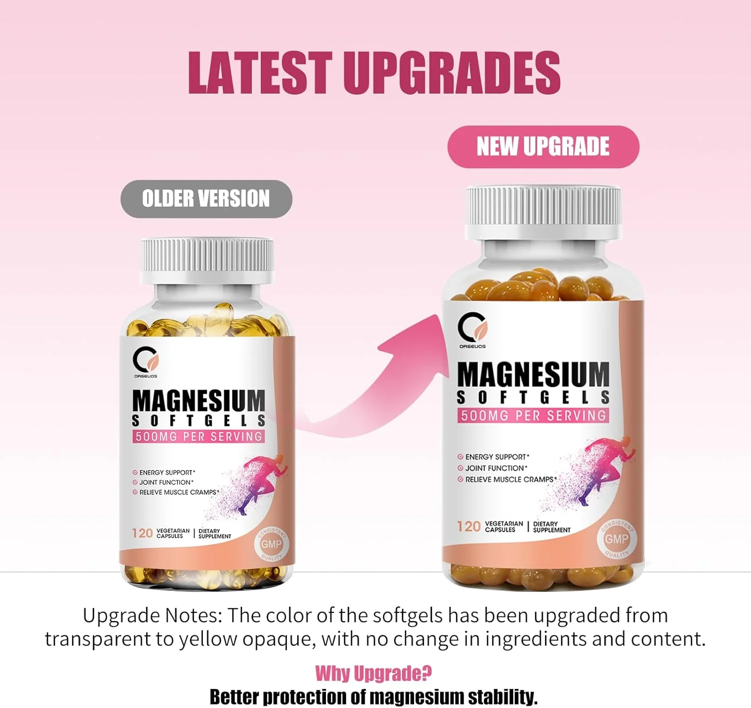 کپسول ژلاتینی منیزیم گلیسینات خالص 500 میلی گرم - مکمل منیزیم گلیسینات با جذب بالا برای مردان و زنان - پشتیبانی از انرژی، عملکرد عضلات و مفاصل کپسول ژلاتینی منیزیم گلیسینات خالص 500 میلی گرم - مکمل منیزیم گلیسینات با جذب بالا برای مردان و زنان - پشتیبانی از انرژی، عملکرد عضلات و مفاصل