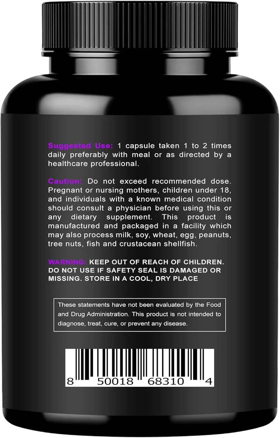 مکمل کمپلکس منیزیم سیترات و اکسید 500 میلی گرم - جذب بالا با حداکثر قدرت - کمک به پشتیبانی از تراکم و استحکام استخوان، عضلات، انرژی و خواب - 240 کپسول گیاهی