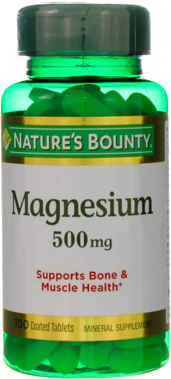 اکسید منیزیم 500 میلی گرمی Nature's Bounty، 100 عدد قرص اکسید منیزیم 500 میلی گرمی Nature's Bounty، 100 عدد قرص