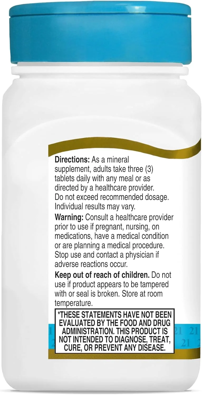 قرص های کلسیم، منیزیم، زینک + ویتامین D 21st Century، 90 عدد قرص های کلسیم، منیزیم، زینک + ویتامین D 21st Century، 90 عدد