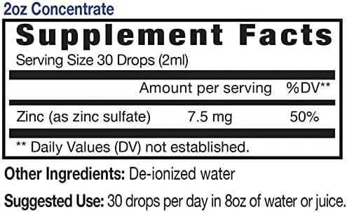 مکمل های معدنی یونی ایدون، زینک، مایع غلیظ، 2 اونس (60 میلی لیتر) مکمل های معدنی یونی ایدون، زینک، مایع غلیظ، 2 اونس (60 میلی لیتر)