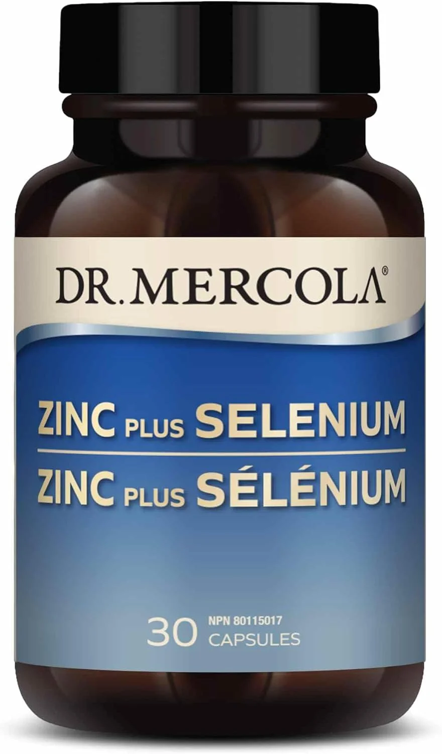 زینک پلاس سلنیوم دکتر مرcola، ۳۰ سروینگ (۳۰ کپسول)، مکمل غذایی، پشتیبانی از سلامت سیستم ایمنی، غیر GMO، دارای گواهی NSF