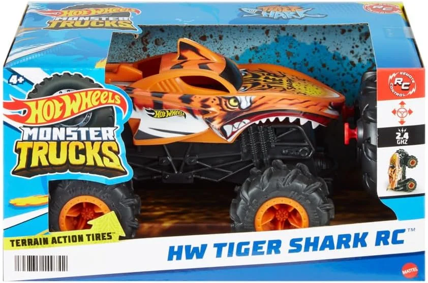 ماشین کنترلی هات ویلز مدل HW Tiger Shark در مقیاس 1:24 ماشین کنترلی هات ویلز مدل HW Tiger Shark در مقیاس 1:24