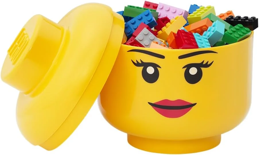 جعبه نگهداری سر دختر کوچک زرد رنگ Room Copenhagen RC 030186