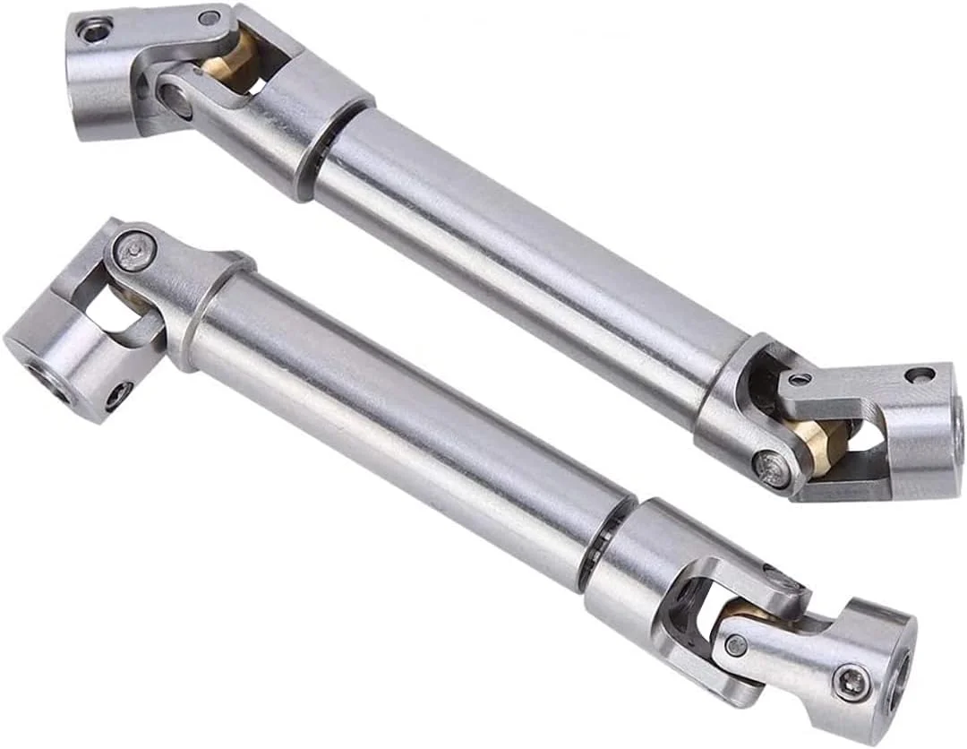 دو عدد پلوس استیل یونیورسال برای ارتقا ماشین آرسی SCX10 در مقیاس 1/10 (110-155 میلی متر)