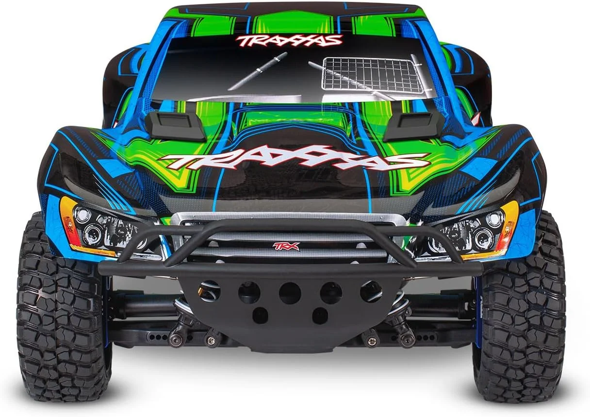 تراکساس 68277-4-GRN - اسلش آلتیمیت 1/10 4X4 کامیون کورس کوتاه RTR، سبز