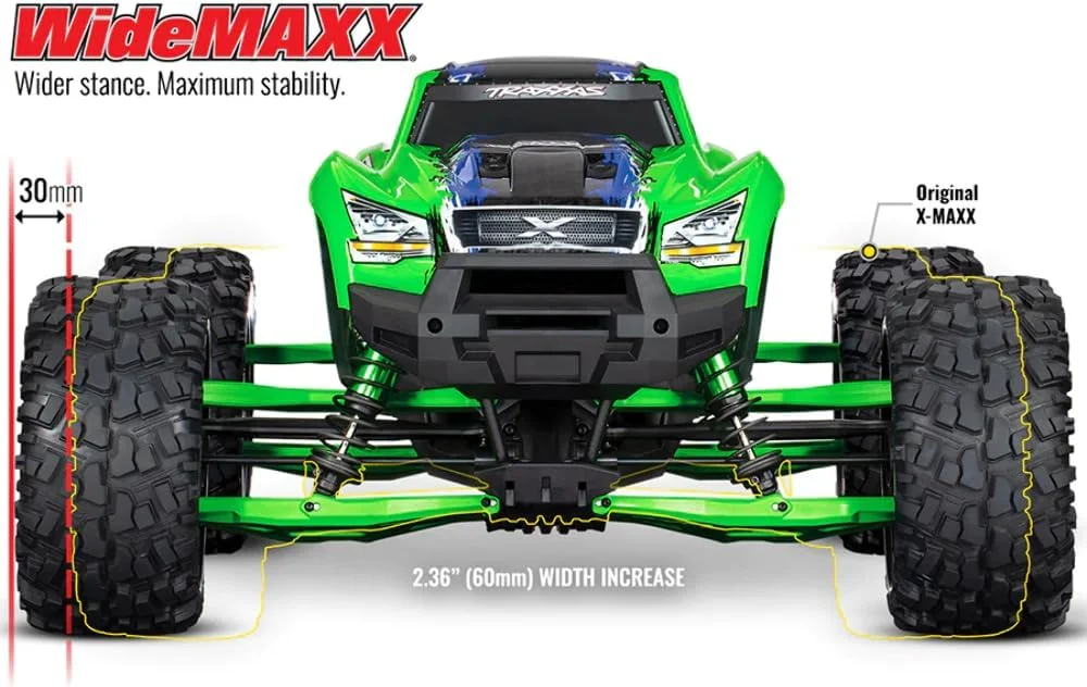 کیت سیستم تعلیق Traxxas، WideMaxx® مدل X-Maxx®، قرمز: 7895R