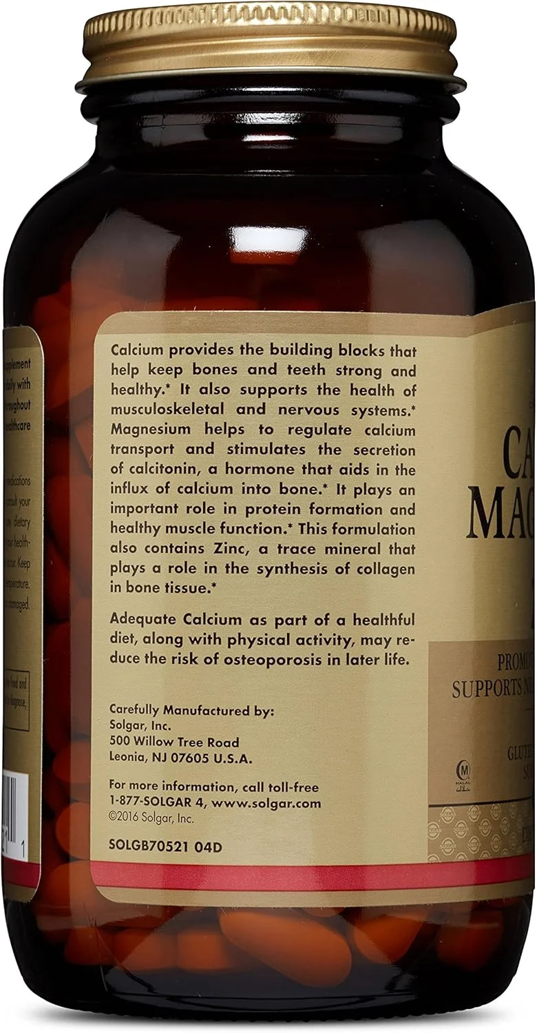 سولگار کلسیم منیزیم به همراه زینک ۲۵۰ عدد قرص