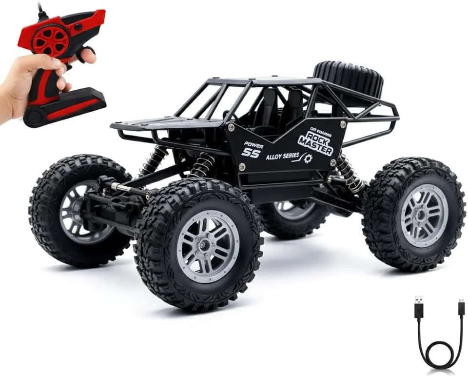 ماشین کنترلی صخره نورد فوق العاده برای کودکان، ماشین اسباب بازی صخره نوردی (مشکی) ماشین کنترلی صخره نورد فوق العاده برای کودکان، ماشین اسباب بازی صخره نوردی (مشکی)