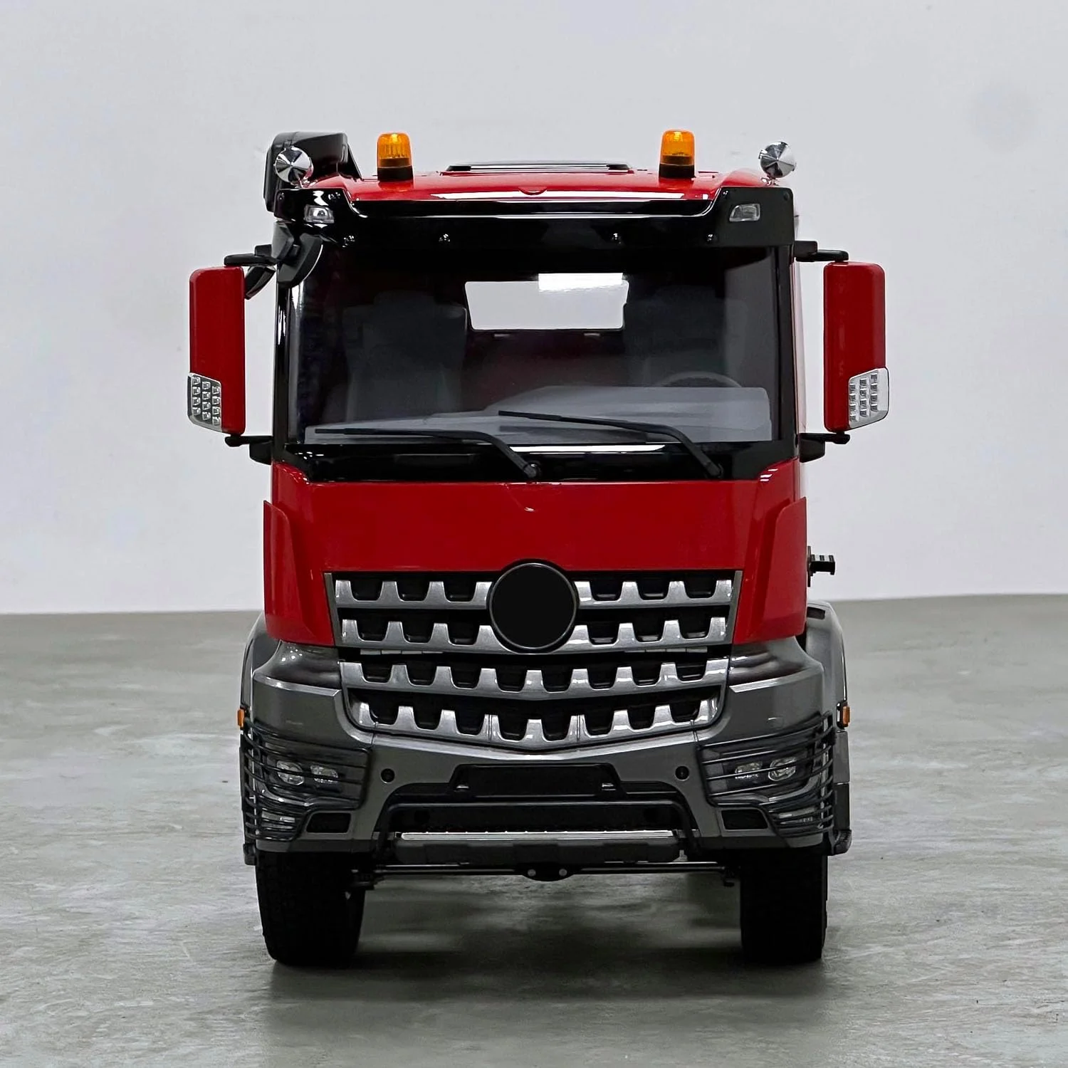 تراکتور آرسی 6 چرخ متحرک مقیاس 1/14، مدل کامیون با نور و صدا، شاسی فلزی، بدون قفل دیفرانسیل، گیربکس 2 سرعته، مناسب برای مدل های سرگرمی بزرگسالان