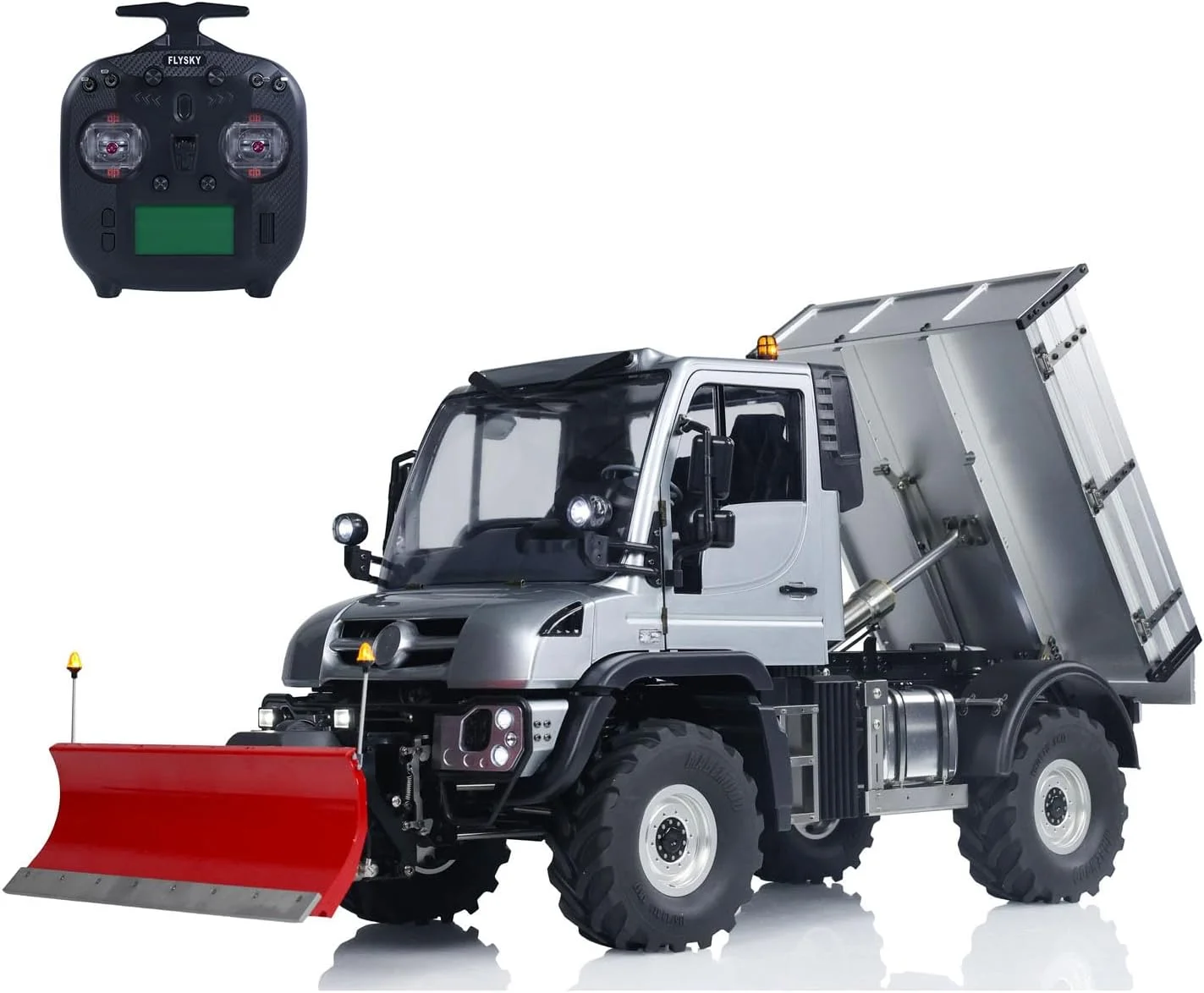 ماشین کمپرسی هیدرولیک آفرود کنترلی 4X4 مدل U423 در مقیاس 1:10 با تیغه برف روبی، خودرو خزنده صخره نورد با سیستم انتقال 2 سرعته، نور و صدا و ریموت کنترل ST8 ماشین کمپرسی هیدرولیک آفرود کنترلی 4X4 مدل U423 در مقیاس 1:10 با تیغه برف روبی، خودرو خزنده صخره نورد با سیستم انتقال 2 سرعته، نور و صدا و ریموت کنترل ST8