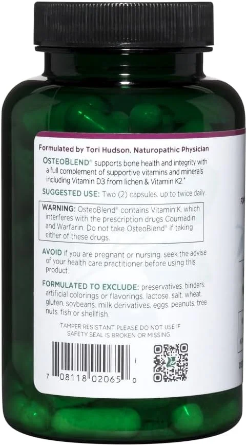 ویتانیکا استئو بلند - مکمل سلامت و استحکام استخوان - ویتامین D3 برای جذب کلسیم - مکمل حاوی ویتامین D، B2، کلسیم و فولات - 120 کپسول گیاهی