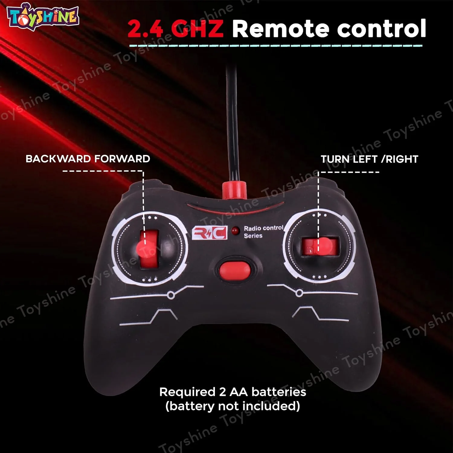 ماشین اسباب بازی مسابقه ای الکتریکی شارژی با کنترل از راه دور Toyshine در مقیاس 1:20 با فرکانس 27 مگاهرتز، سرعت 10 تا 15 کیلومتر در ساعت، مناسب برای پسران و دختران بالای 3 سال (نارنجی)