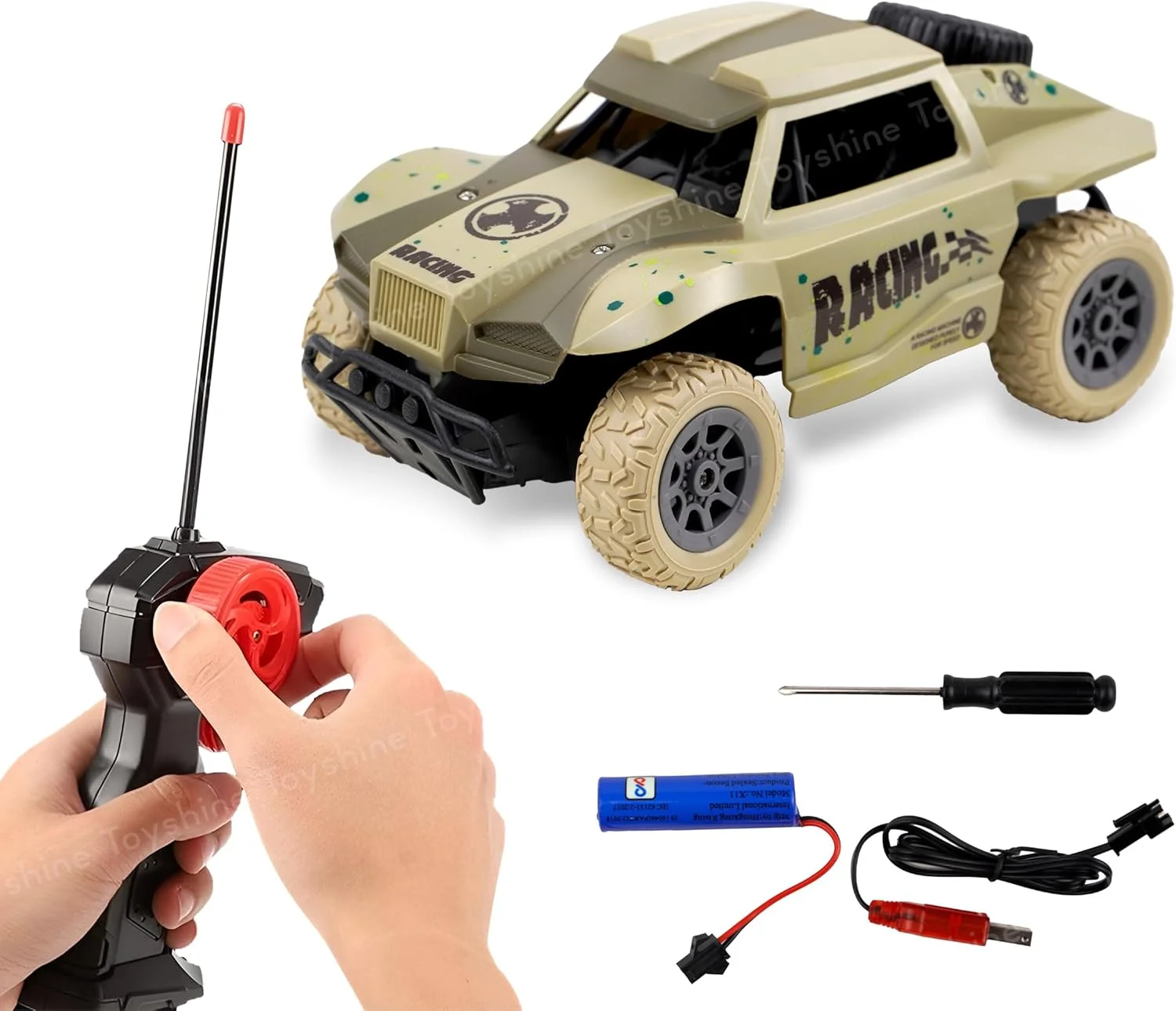 ماشین کنترلی شارژی مقیاس 1:20 تویشاین، جیپ کوچک پرسرعت 2.4 گیگاهرتزی مناسب تمام سطوح، ضد ضربه و ضد سقوط، مناسب کودکان 5 سال به بالا، چند رنگ