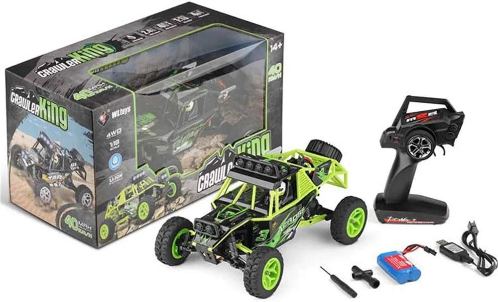 ماشین کنترلی با سرعت بالا 40 کیلومتر در ساعت، مقیاس 1:18، 4D، 2.4G، ماشین آفرود کویری، اسباب بازی الکتریکی