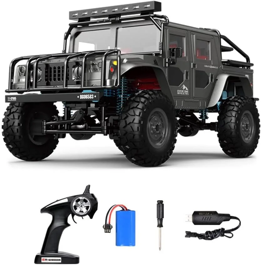 ماشین کنترلی مقیاس 1:12، ماشین باگی آرسی با موتور 3700، ماشین های آرسی الکتریکی 4X4 آفرود با چراغ ال ای دی RTR، سرگرمی ایده آل برای کودکان و بزرگسالان