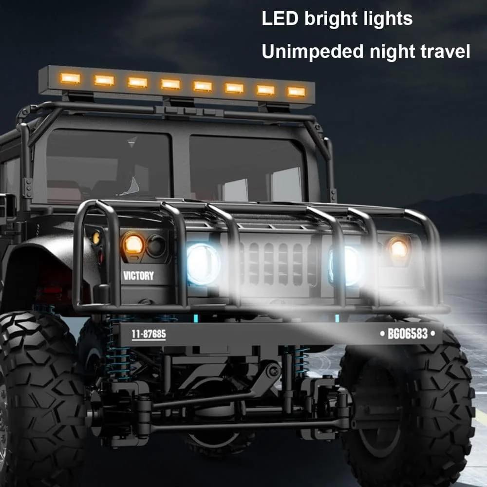 ماشین کنترلی مقیاس 1:12، ماشین باگی آرسی با موتور 3700، ماشین های آرسی الکتریکی 4X4 آفرود با چراغ ال ای دی RTR، سرگرمی ایده آل برای کودکان و بزرگسالان