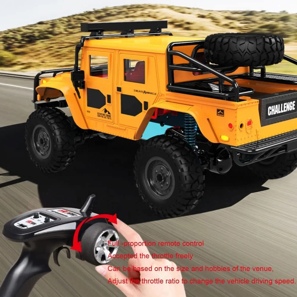 ماشین کنترلی مقیاس 1:12، ماشین باگی آرسی با موتور 3700، ماشین های آرسی الکتریکی 4X4 آفرود با چراغ ال ای دی RTR، سرگرمی ایده آل برای کودکان و بزرگسالان