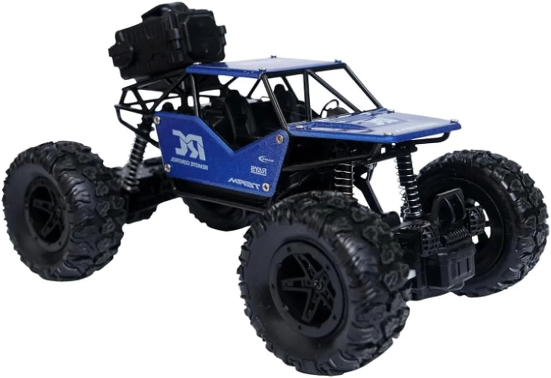 ماشین باگی صخره نورد O&R® مقیاس 1:18، چهار چرخ متحرک، سرعت بالا 2.4 گیگاهرتز، کامیون هیولا آفرود پلاستیکی با کنترل از راه دور 4x4 مناسب برای کودکان 6 سال به بالا (رنگ مطابق موجودی)