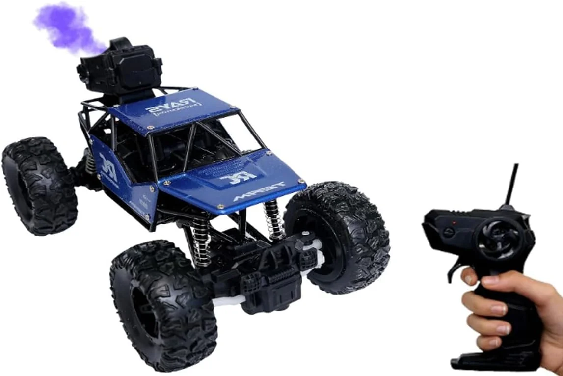 ماشین باگی صخره نورد O&R® مقیاس 1:18، چهار چرخ متحرک، سرعت بالا 2.4 گیگاهرتز، کامیون هیولا آفرود پلاستیکی با کنترل از راه دور 4x4 مناسب برای کودکان 6 سال به بالا (رنگ مطابق موجودی)