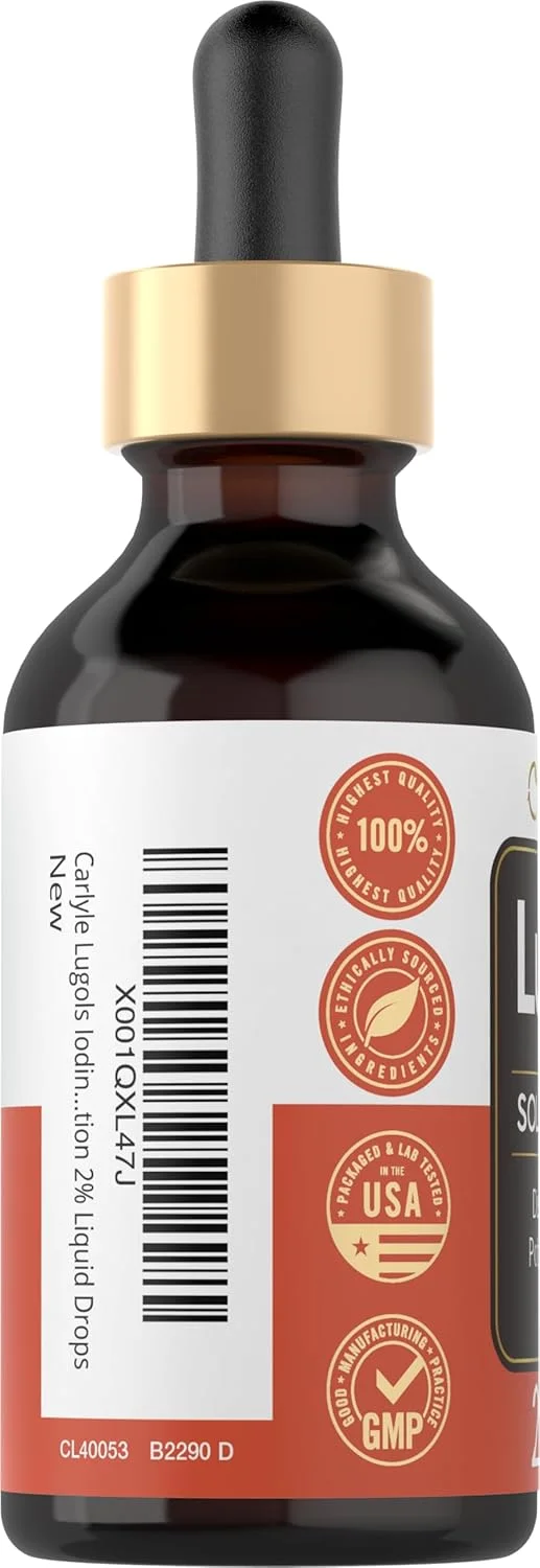 محلول ید لوگول کارلایل 2 درصد، 2 اونس مایع محلول ید لوگول کارلایل 2 درصد، 2 اونس مایع