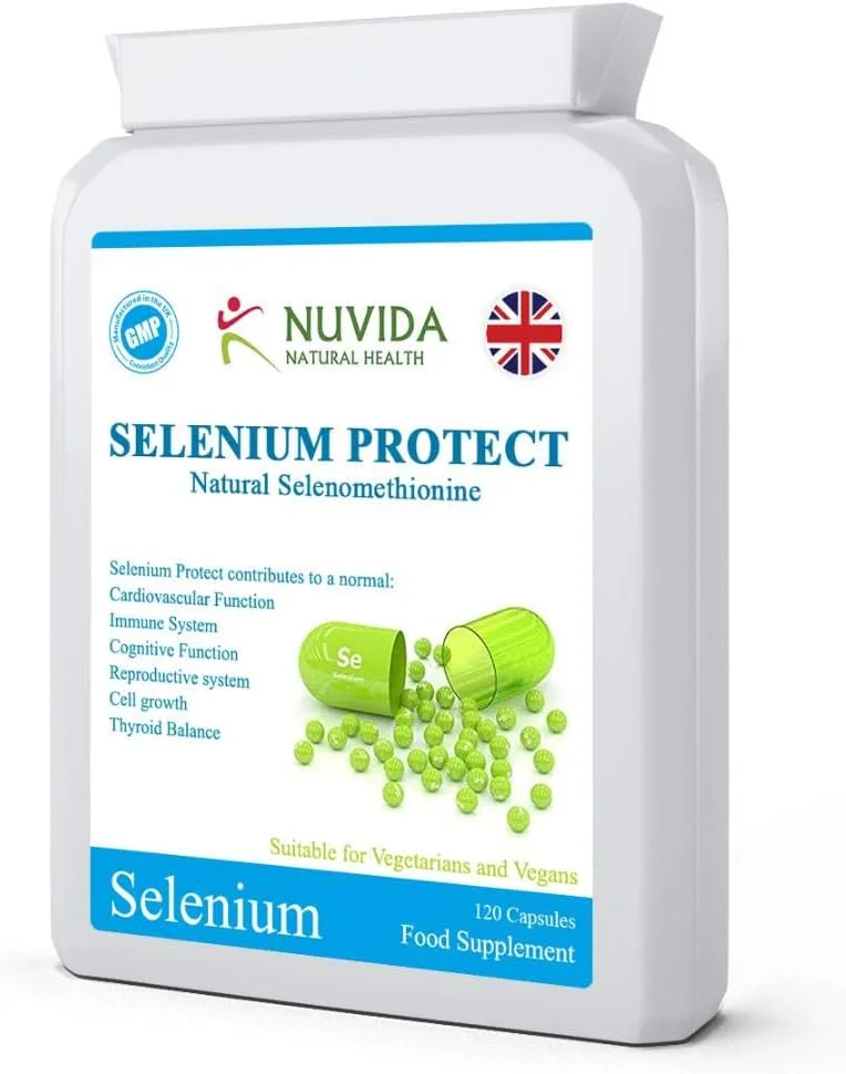 محافظ سلنیوم / آنتی اکسیدان قوی و قدرتمند / 120 کپسول سلنیوم / تامین 2 ماهه / مناسب برای گیاهخواران