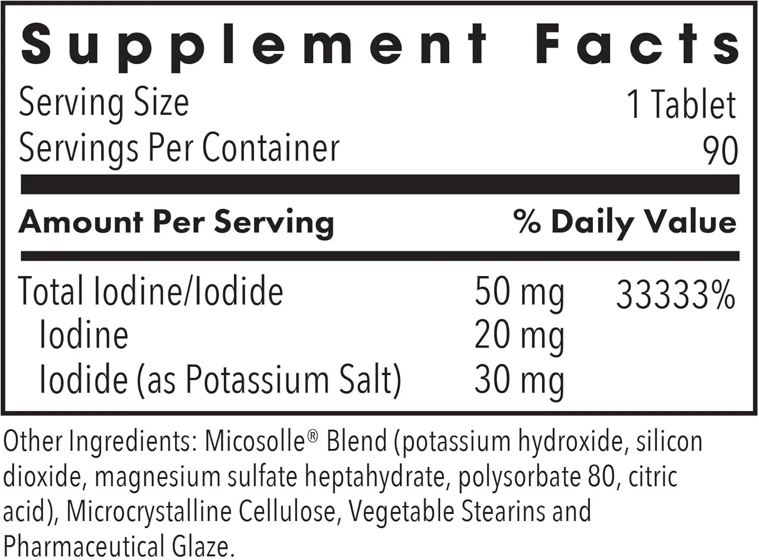 یدورال اپتیموکس 50 میلی گرم - مکمل غذایی ید با قدرت بالا - پشتیبانی از انرژی - 90 قرص یدورال اپتیموکس 50 میلی گرم - مکمل غذایی ید با قدرت بالا - پشتیبانی از انرژی - 90 قرص