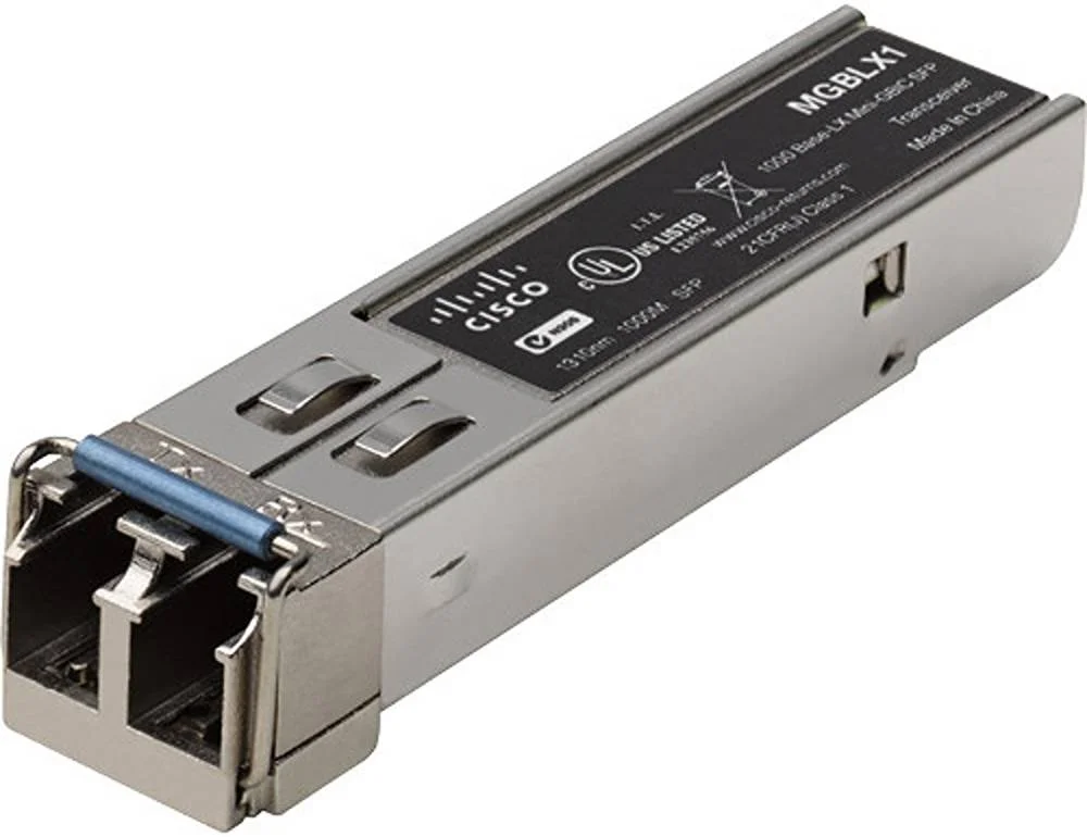 فرستنده و گیرنده سیسکو MGBLX1 LX mini-GBIC SFP، 1000BaseL-LX، 1x اتصال دهنده LC Duplex، حداکثر 10 کیلومتر، سرعت انتقال 1000 مگابیت بر ثانیه | MGBLX1