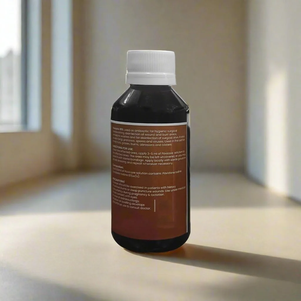 محلول ید پوویدون 10% تجهیزات پزشکی کینگ ماریوت | ضد عفونی کننده آبی برای بهداشت پوست قبل و بعد از عمل | ضد عفونی جراحی (100 میلی لیتر) محلول ید پوویدون 10% تجهیزات پزشکی کینگ ماریوت | ضد عفونی کننده آبی برای بهداشت پوست قبل و بعد از عمل | ضد عفونی جراحی (100 میلی لیتر)