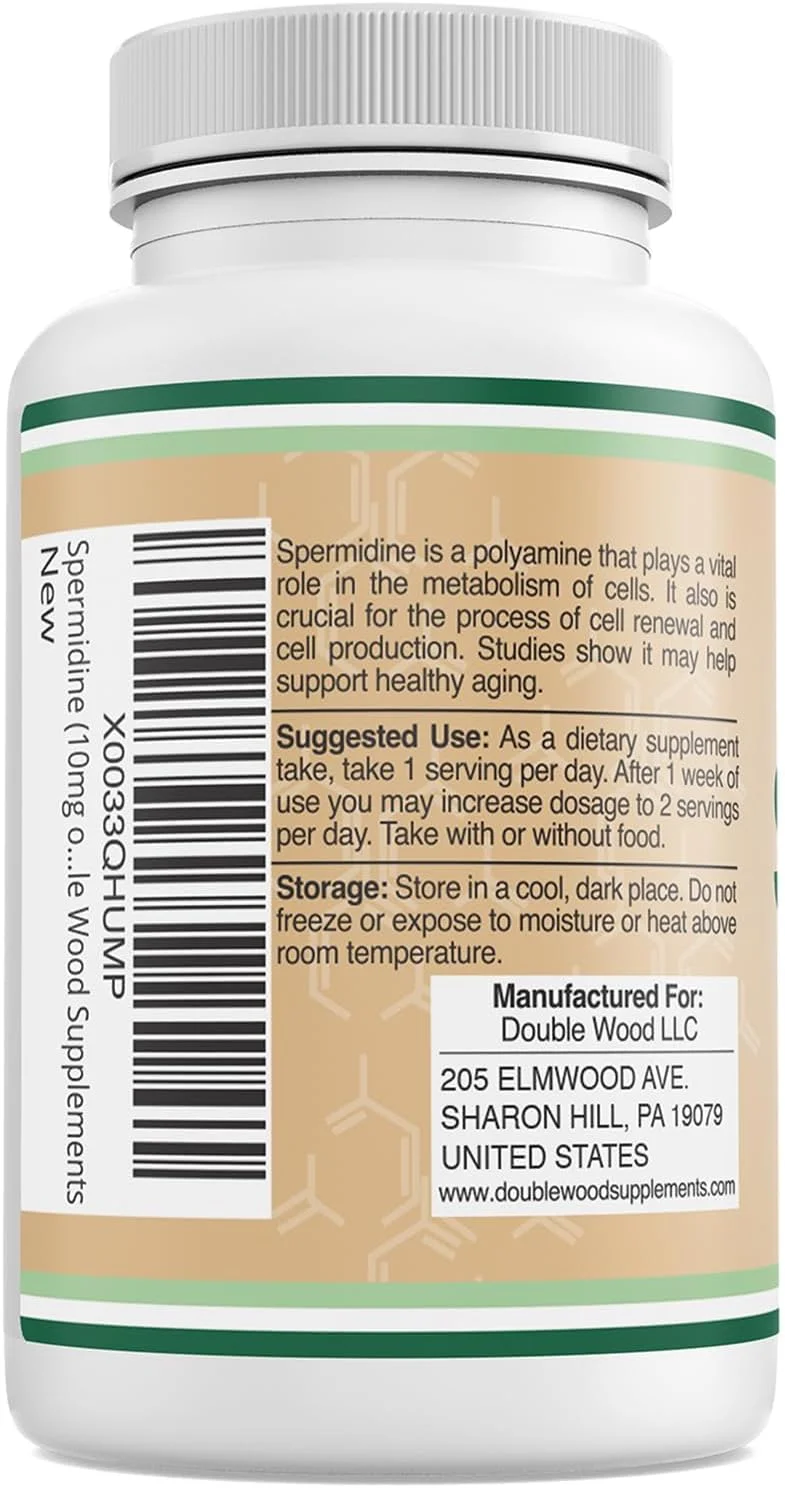 مکمل دابل وود با فرمولاسیون خاص (10 میلی گرم از 99% ماده موثر - تست شده توسط شخص ثالث) 120 کپسول - برای غشای سلولی و حمایت از روند پیری سالم مکمل دابل وود با فرمولاسیون خاص (10 میلی گرم از 99% ماده موثر - تست شده توسط شخص ثالث) 120 کپسول - برای غشای سلولی و حمایت از روند پیری سالم