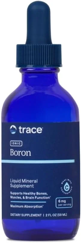 مکمل بور یونی Trace Minerals - مکمل پشتیبانی از مغز و استخوان - مکمل مایع حاوی منیزیم برای کمک به سلامت مفاصل و عضلات - فرمول پشتیبانی از سلامت و عملکرد عصبی - 59 میلی لیتر (حدود 48 وعده)