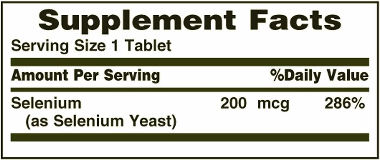 سلنیوم 200 میکروگرم Nature's Bounty، 100 قرص (بسته 3 عددی) سلنیوم 200 میکروگرم Nature's Bounty، 100 قرص (بسته 3 عددی)