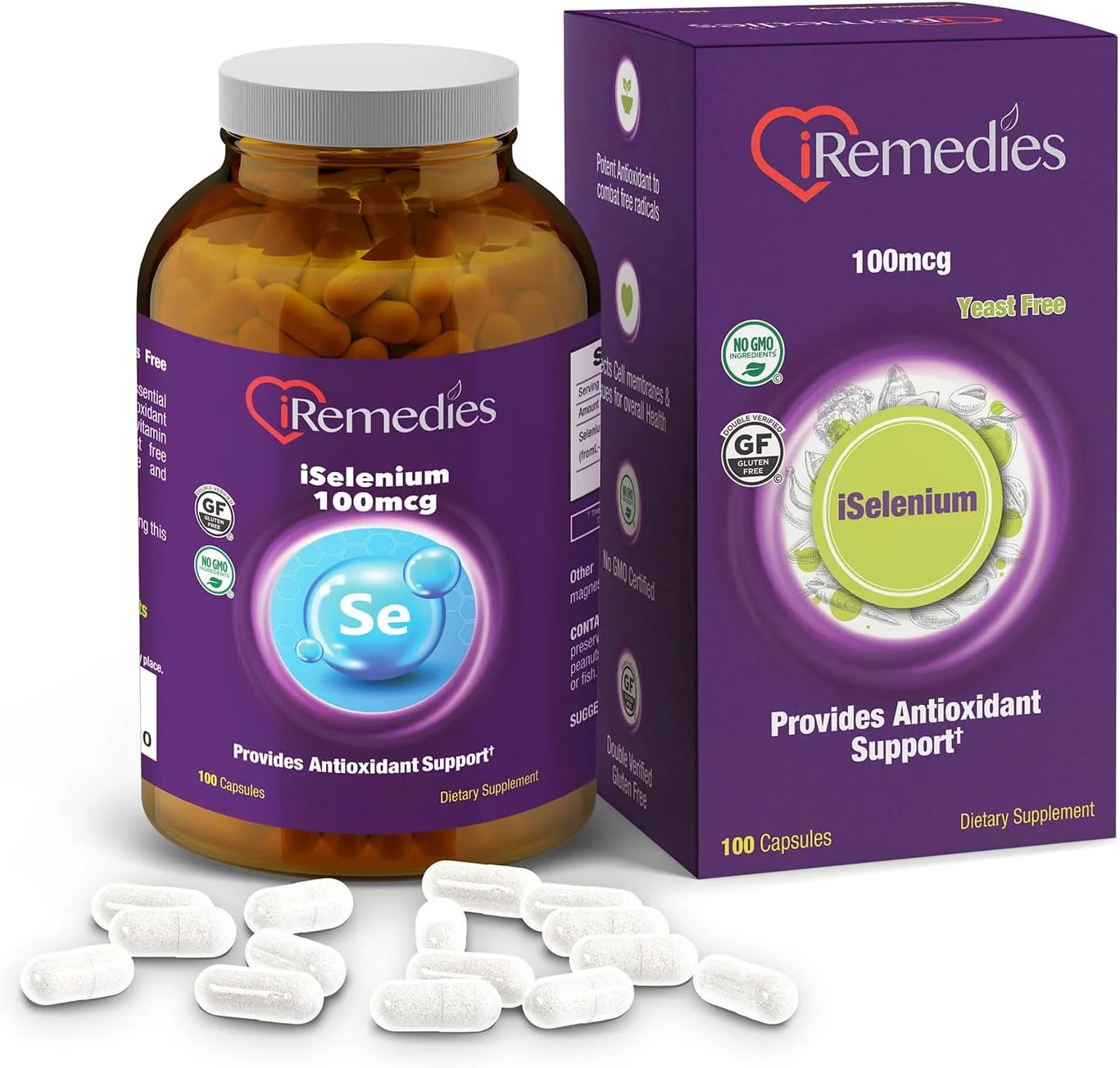 آی سلنیوم 100 میکروگرم - مکمل معدنی آنتی اکسیدانی برای سلامت تیروئید، ایمنی و سلولی - 100 کپسول آی سلنیوم 100 میکروگرم - مکمل معدنی آنتی اکسیدانی برای سلامت تیروئید، ایمنی و سلولی - 100 کپسول