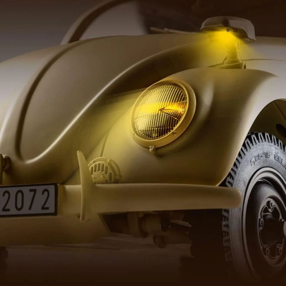 ماشین کنترلی صخره نورد آفرود مسابقه ای حرفه ای 1:12 2.4G 4WD با چراغ های LED و سرعت متغیر