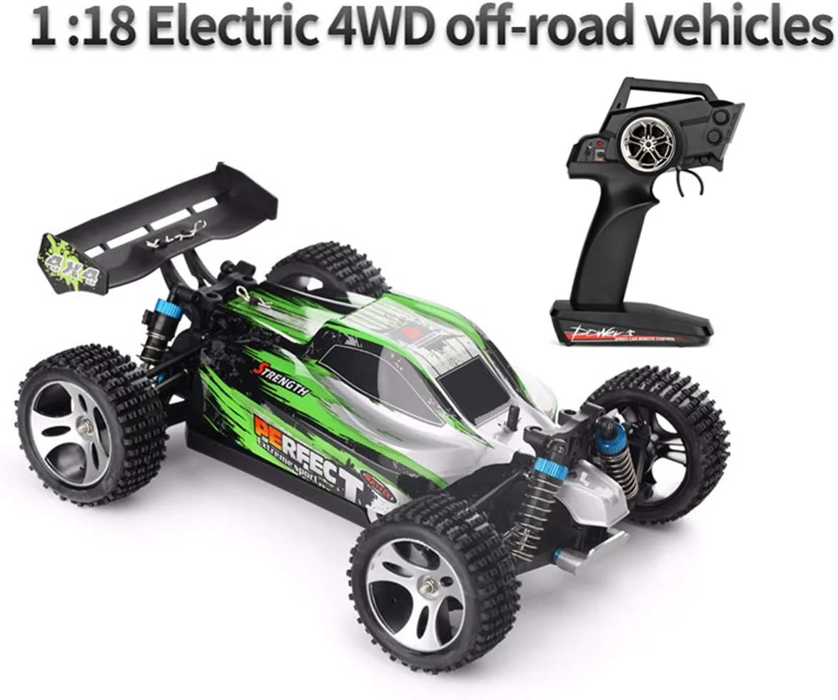 ماشین کنترلی حرفه ای پسرانه چهار چرخ متحرک آفرود دریفت شارژی مسابقه ای سرعت 40 کیلومتر در ساعت + اسباب بازی ماشین پر سرعت تولد