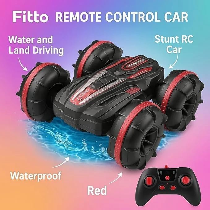 ماشین کنترلی آبی و خاکی فیتو، ماشین کنترلی آفرود ضد آب، قرمز