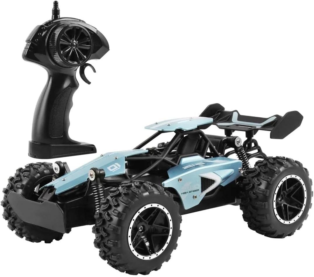 ماشین کنترلی رادیویی، ماشین کنترل از راه دور، ماشین مسابقه ای آفرود کودکان 1:18، مدل ماشین اسباب بازی کنترل از راه دور با لاستیک های لاستیکی ضد لغزش، سیگنال 2.4 گیگاهرتز با فرکانس بالا
