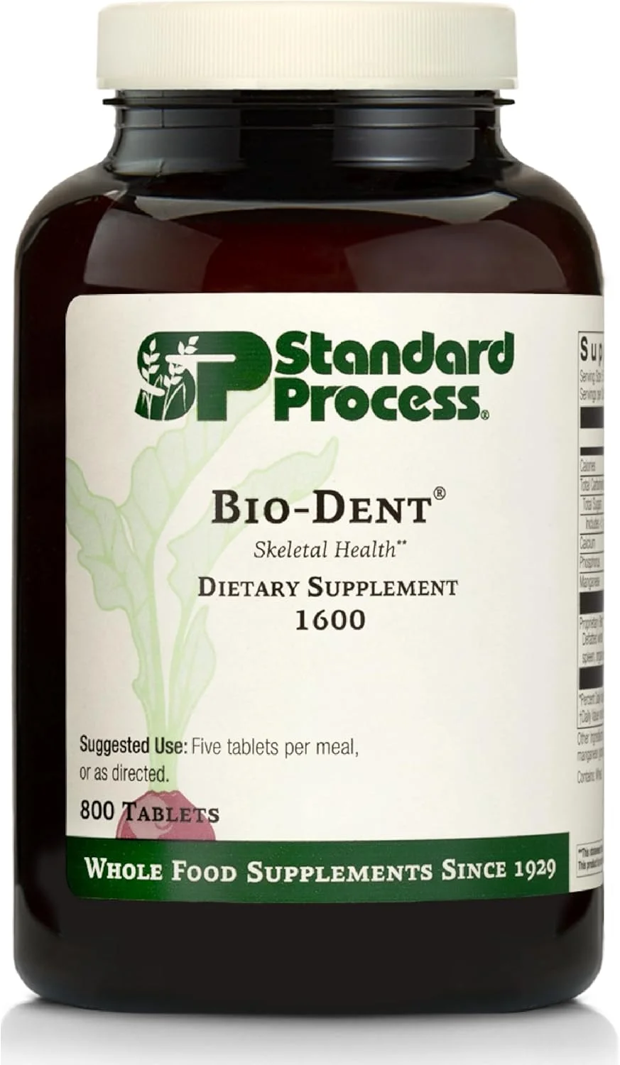 مکمل غذایی کامل Bio-Dent از Standard Process Inc. - برای سلامت پوست، عضلات و استخوان - حاوی کلسیم، ریشه شیرین بیان، منگنز، فسفر و موارد دیگر - 800 قرص مکمل غذایی کامل Bio-Dent از Standard Process Inc. - برای سلامت پوست، عضلات و استخوان - حاوی کلسیم، ریشه شیرین بیان، منگنز، فسفر و موارد دیگر - 800 قرص