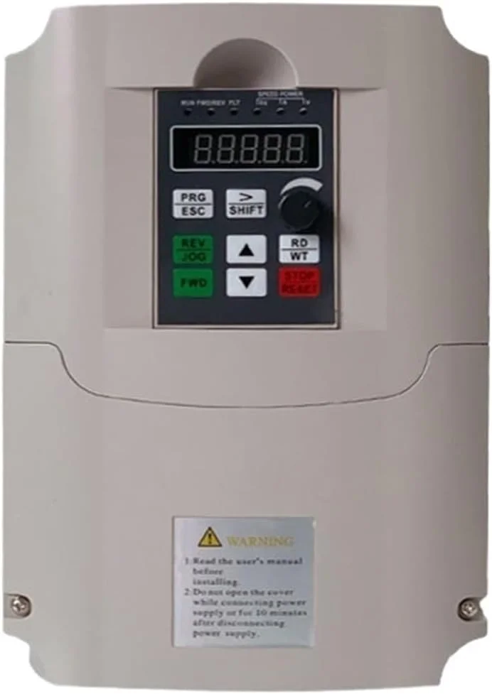 اینورتر فرکانس 220 ولت VFD، ورودی تک فاز به خروجی سه فاز 380 ولت 4 کیلووات 5 اسب بخار، مبدل فرکانس، درایو فرکانس متغیر (رنگ: 1.5 کیلووات 220 ولت به 380 ولت)