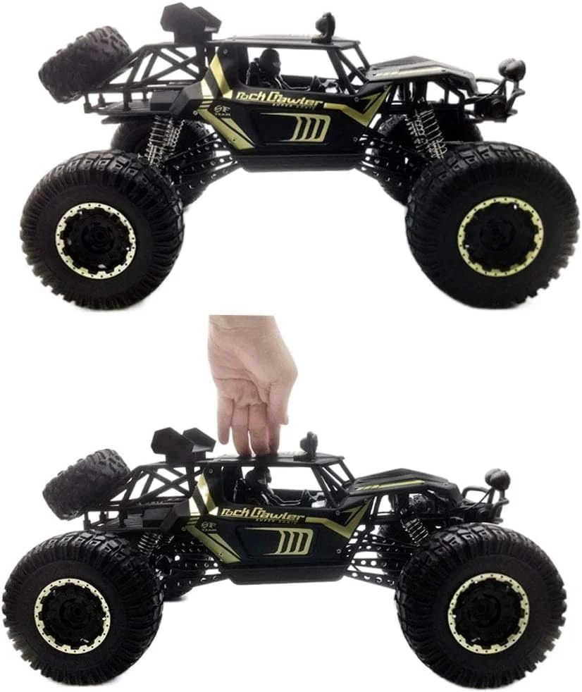 ماشین کنترلی فلزی 4WD آفرود، ماشین دریفت کنترلی برای کودکان، مدل آلیاژی هیولا صخره نورد اسباب بازی مدل وسیله نقلیه برای بزرگسالان پسران دختران