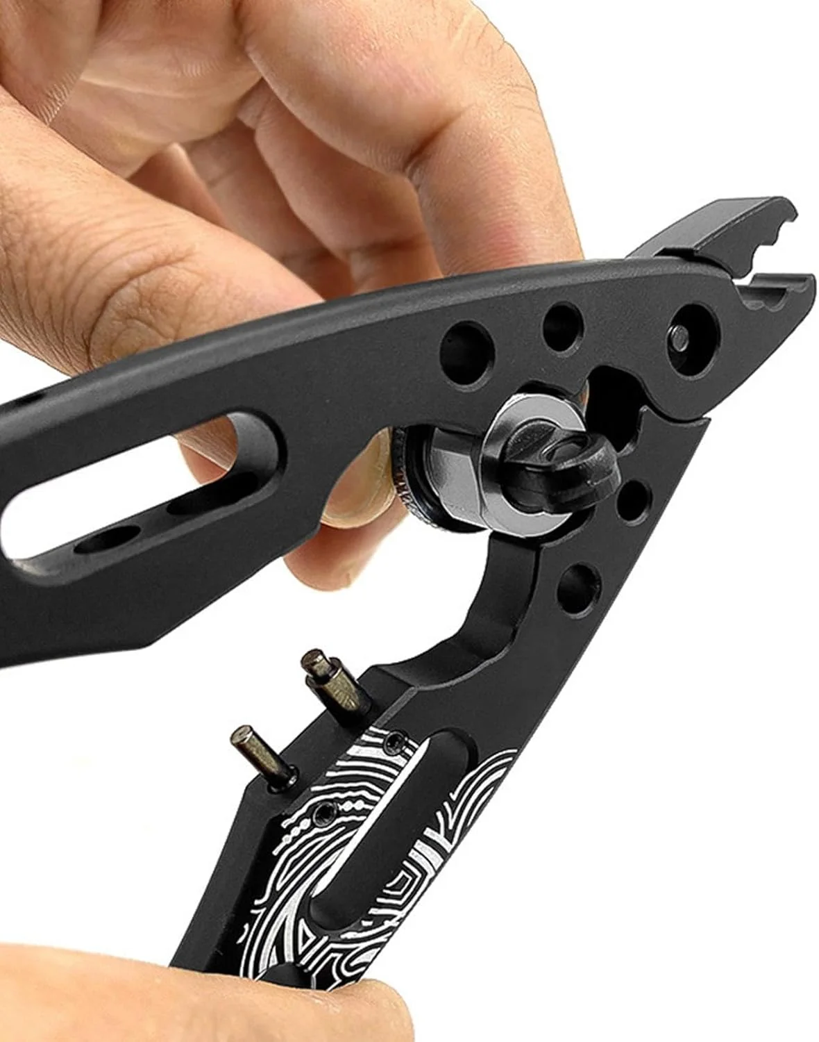 انبر چندکاره آلومینیومی برای کمک فنر ماشین کنترلی، ابزار باز و بسته کردن سر توپی