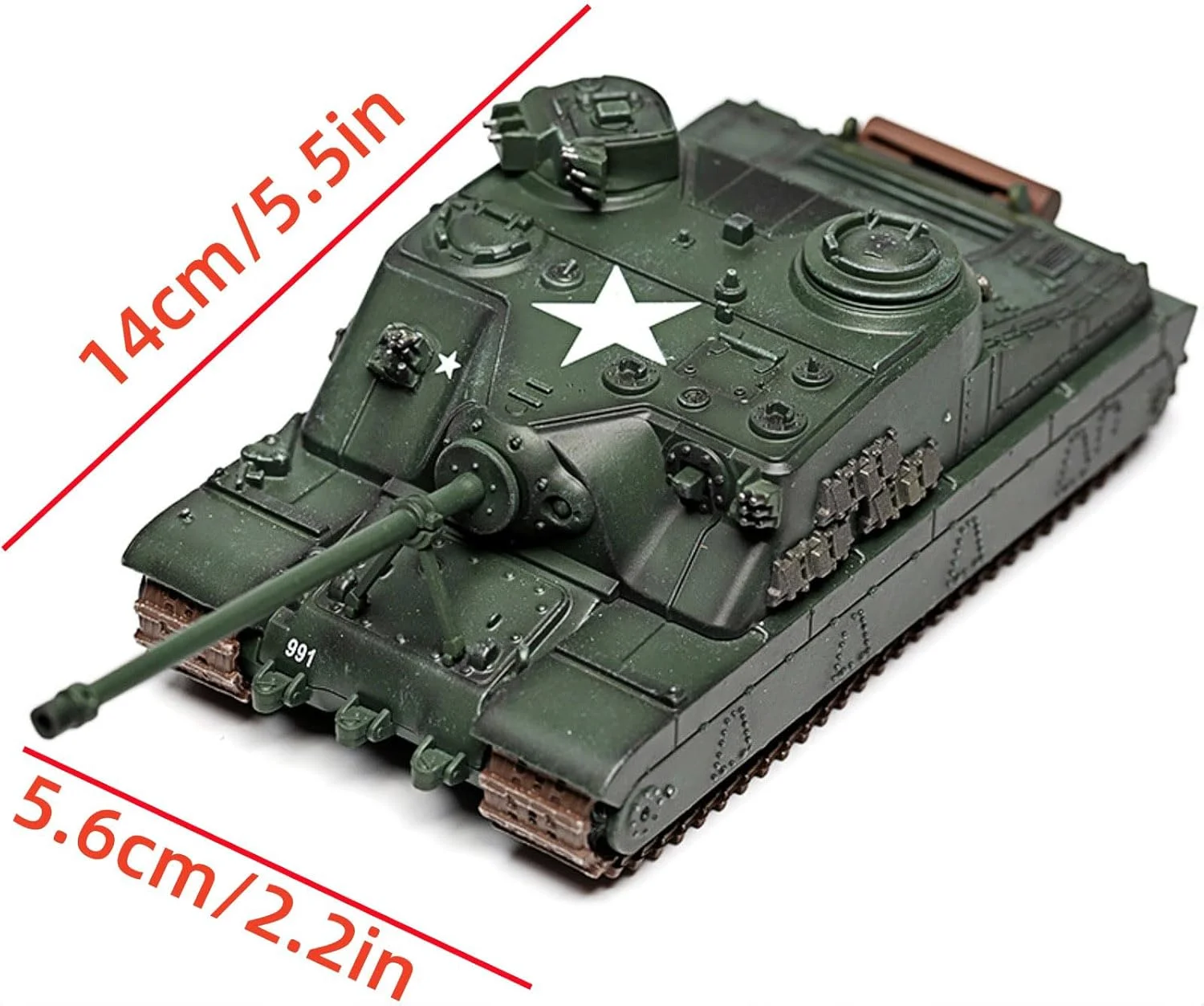 مدل تانک جنگی شبیه سازی شده ارتش بریتانیا A39 Tortoise، مقیاس ۱:۷۲