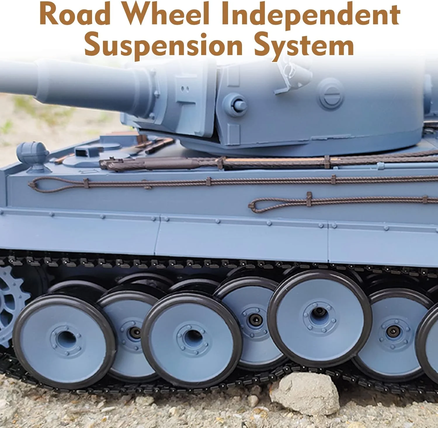 تانک های کنترلی مقیاس 1/16 اسباب بازی تانک ارتشی برای پسران، وسایل نقلیه کنترلی با صدا و نور، اسباب بازی های نظامی کنترلی برای کودکان پسر و دختر