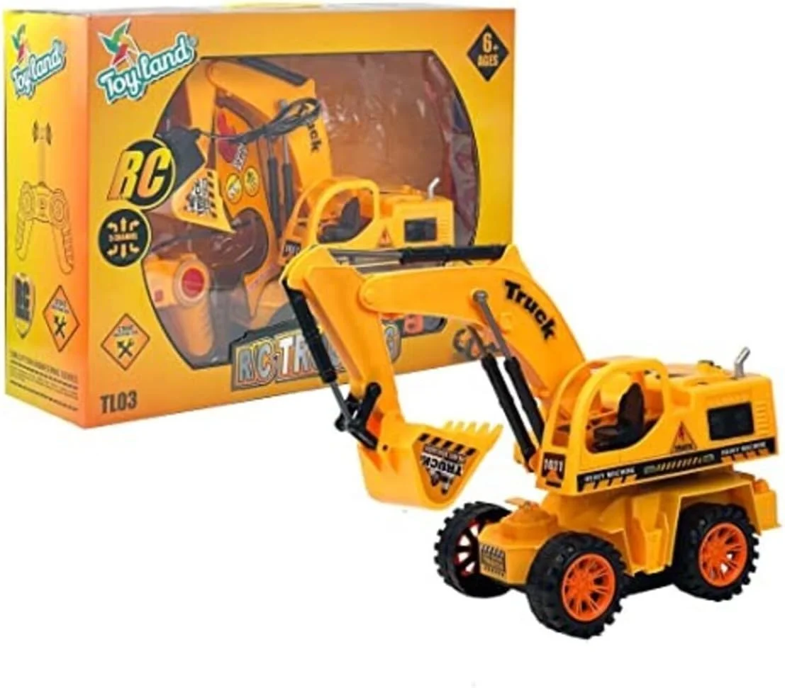 بیل مکانیکی کنترلی شارژی طرح کامیون برای کودکان (سایز بزرگ) بیل مکانیکی کنترلی شارژی طرح کامیون برای کودکان (سایز بزرگ)
