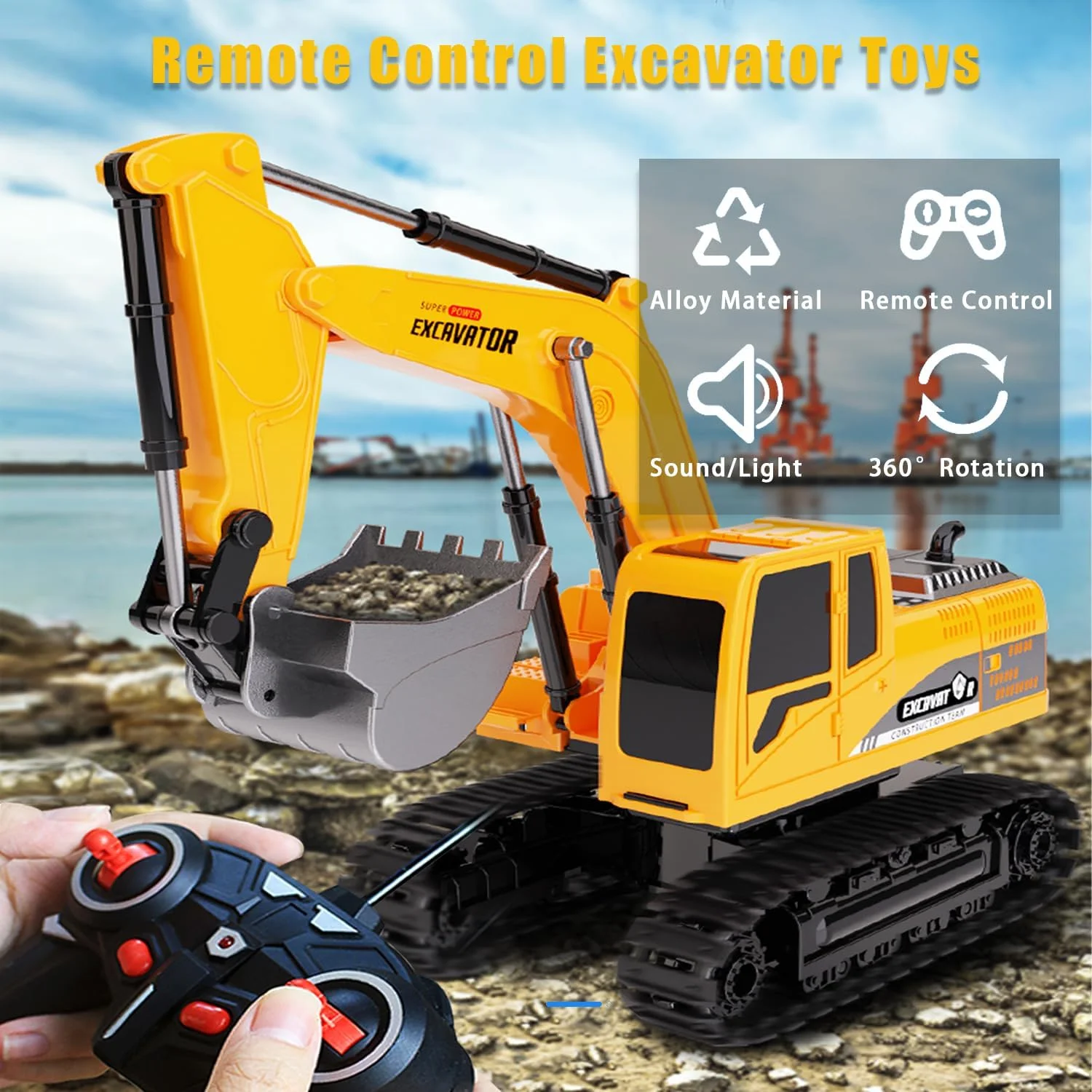 بیل مکانیکی کنترلی، بیل مکانیکی اسباب بازی، اسباب بازی های بیل مکانیکی، اسباب بازی ماشین ساختمانی مهندسی بیل مکانیکی شن و ماسه، ماشین های اسباب بازی بیل مکانیکی کنترلی برای کودکان