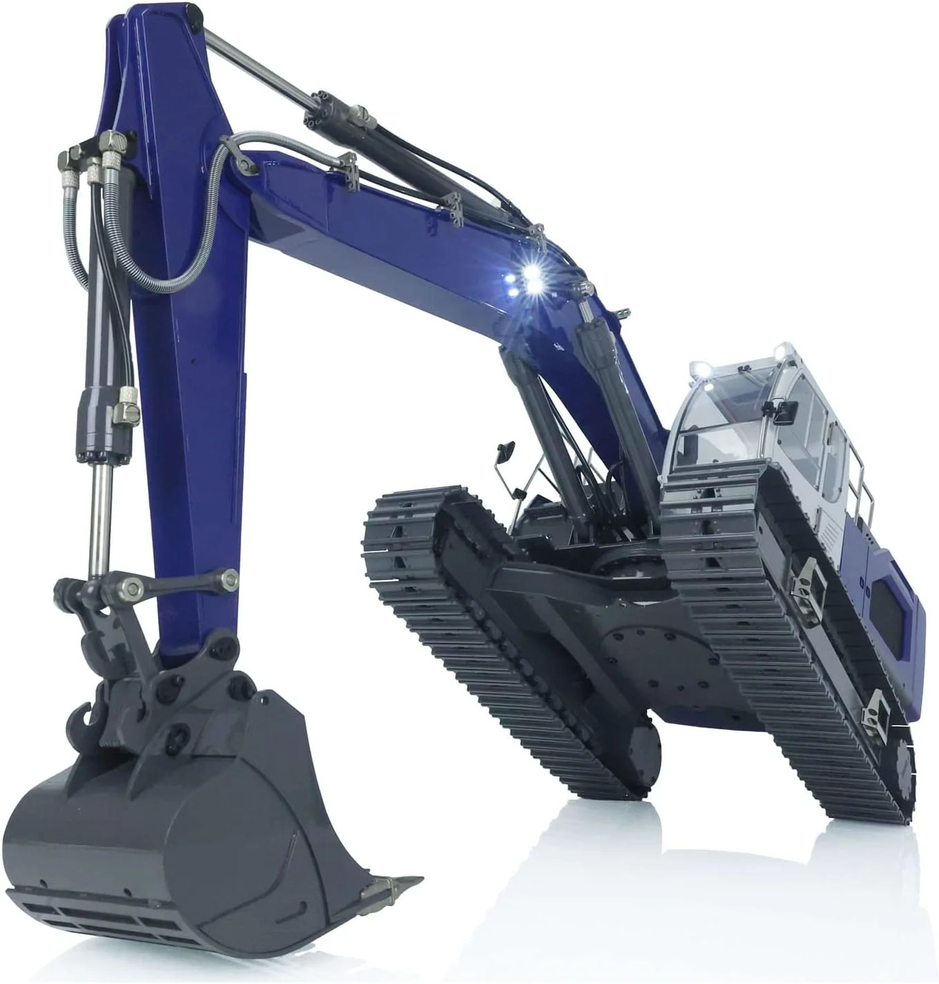 بیل مکانیکی هیدرولیک فلزی با کنترل از راه دور مقیاس 1:14 برای مدل کامیون آرسی 945