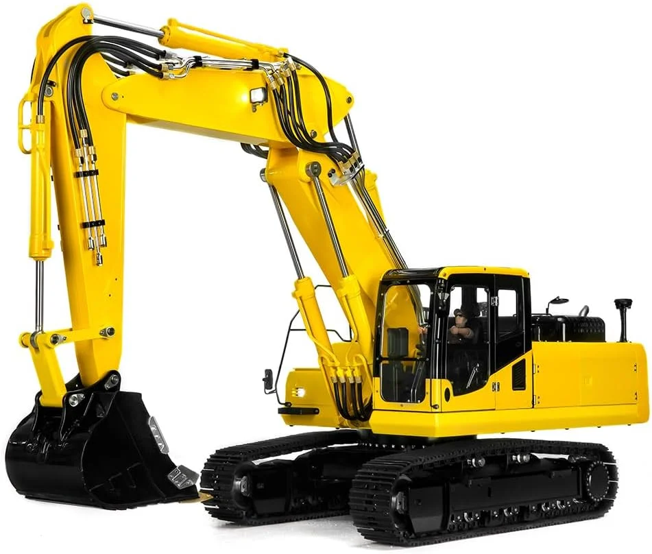 بیل مکانیکی هیدرولیک آرسی LESU در مقیاس 1/14 مدل Pc360 با بازوی سه قسمتی، سیستم روشنایی و کنترل از راه دور بیل مکانیکی هیدرولیک آرسی LESU در مقیاس 1/14 مدل Pc360 با بازوی سه قسمتی، سیستم روشنایی و کنترل از راه دور